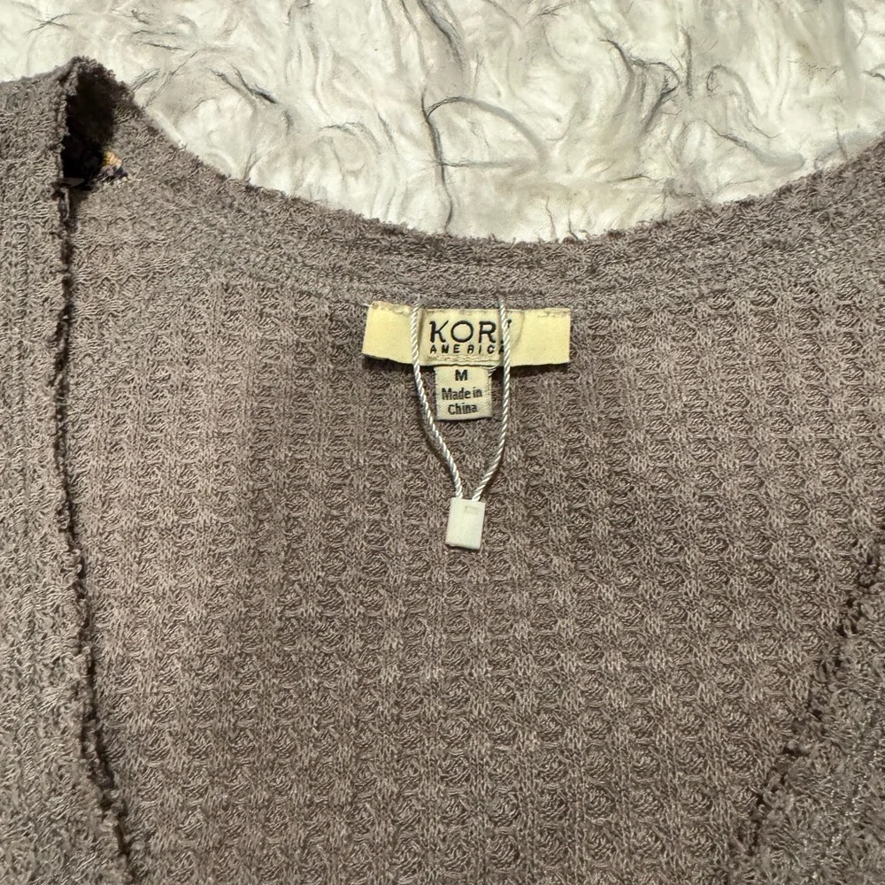 NWOT - Kori USA Printed Multi- Color Long Sleeve Top - Picture 4 of 5